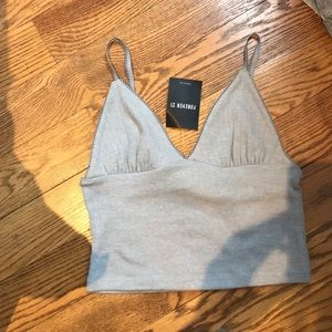 NEVER WORN GREY TOP